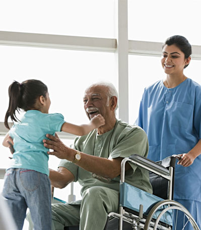 Geriatric physiotherapy at home