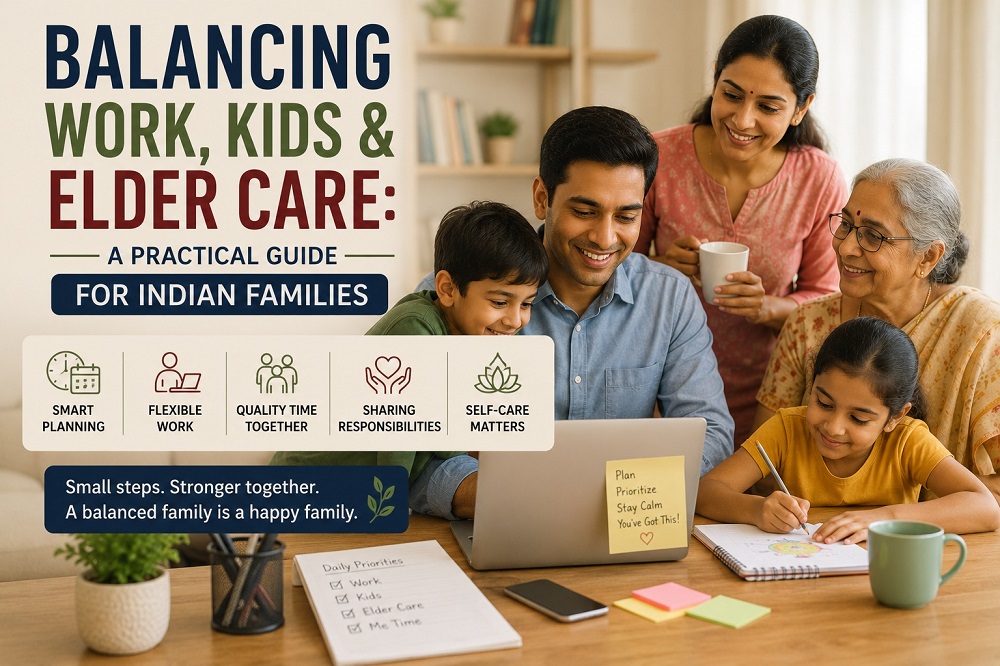 Balancing Work, Kids & Elder Care in India